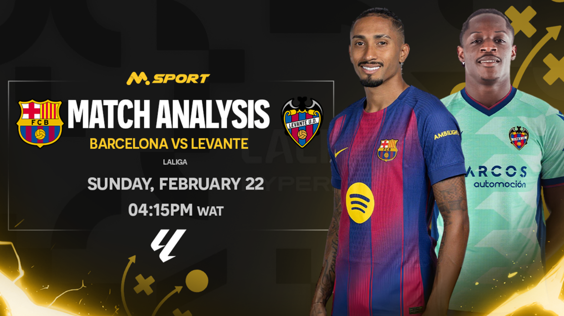 Barcelona vs Levante: 2 Straight Losses for Flick’s Highline – Will Raphina Save Catalans or Will Eyong’s Relegation-Battling Side Shock All? 
